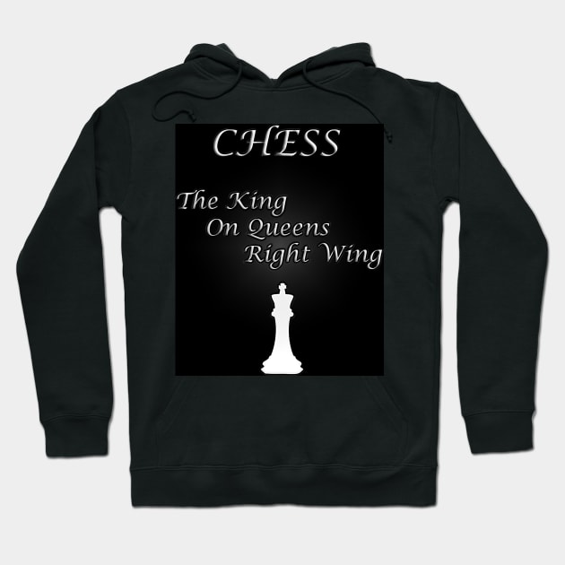 Chess Slogan - The King Hoodie by The Black Panther